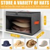 kushon Upgraded Hat Storage Box for Women & Men,Closet Hat