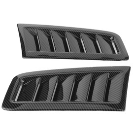 Hood Vents For Cars, Hood Vents, Car Hood Vent Car Bonnet Bonnet Vents Front Engine Hood Vent Trim, 2Pcs Universal Bonnet Air Vents Engine Hood Car Exterior Parts for Focus RS MK2