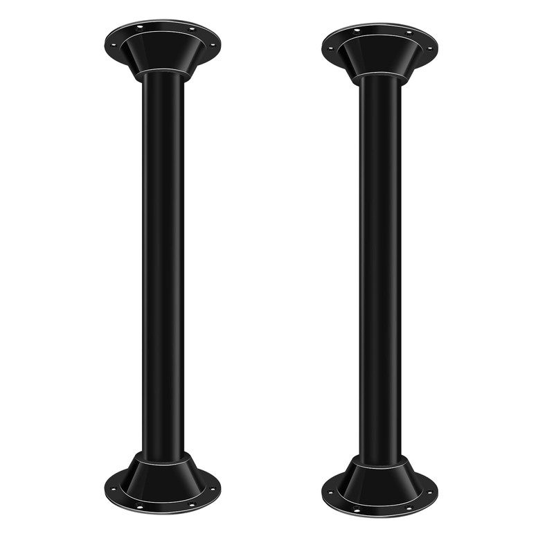 2 Pack RV Table Base Mount,Camper Aluminum Standard RV Pedestal