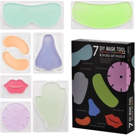 7 Tipos de Moldes para Mascarillas Faciales, Reutilizables para Mascarillas, Moldes para Parches, Máquina para Hacer Mascarillas Faciales, Herramienta de Accesorios para Hacer Mascarillas Faciales