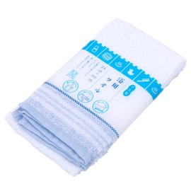 Nishikawa TT95000015 Bath Towel, 13.4 x 35.4 inches (34 x 90 cm), 100% Cotton, Long Face Towel, Senshu Towel, Thin, Washable, Made in Japan, Washable, Blue