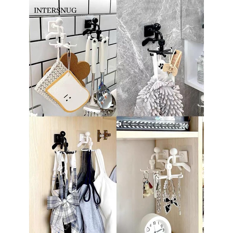Intersnug Necklace Holder Modern Hanging Jewelry Organizer Storage Space Saving