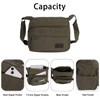 NiCoLa Shoulder Bags Canvas Messenger Bag for Men, Medium Crossbody
