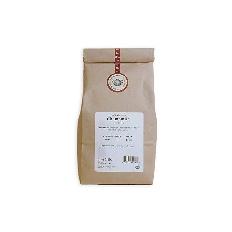 The Tao of Tea Chamomile, 100% Organic Herbal Tea, 1-Pounds