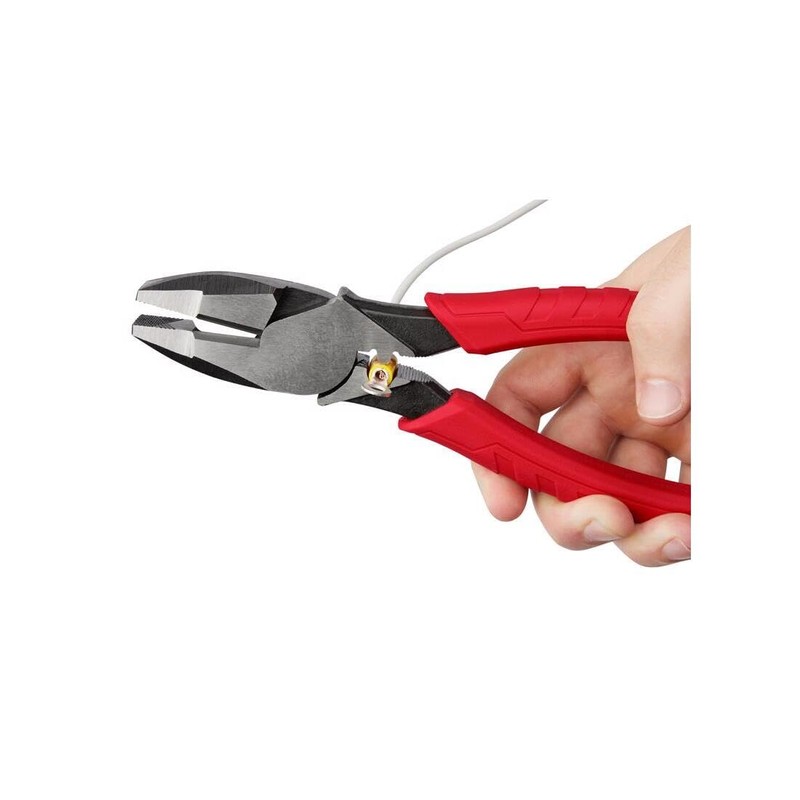 Milwaukee 48-22-6100 9 Inch Leverage Lineman Pliers w/ Crimper and