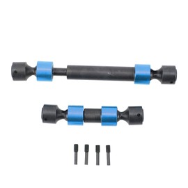 RC Center Drive Shaft Splined Universal Steel CVD Driveshaft for Traxxas REVO 3.3 for Summit E REVO 2.0 Blue
