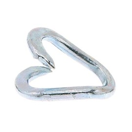Campbell Chain & Fittings T5950124 Repair and Lap Link, 3/16" x 1", Zinc Plated, Tagged (Pack of 10)