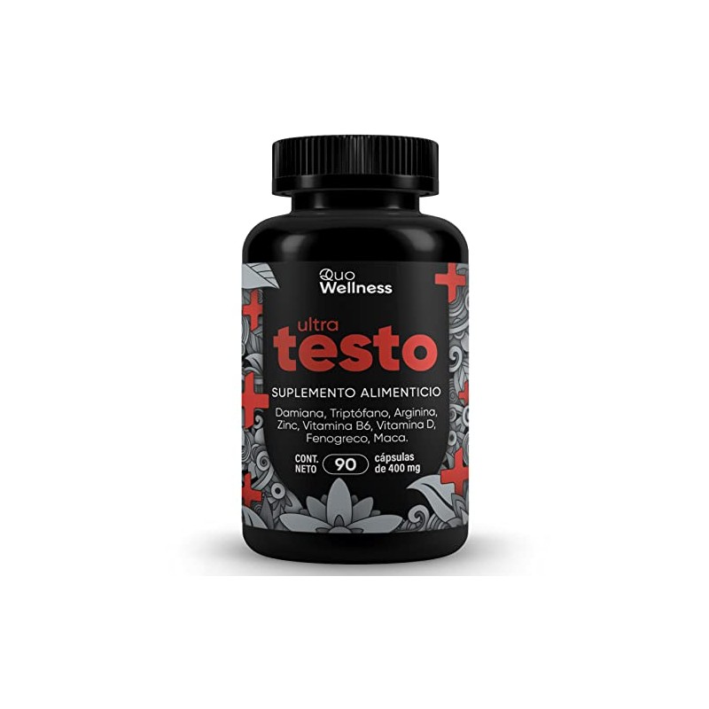 Ultra Testo | Precursor Para Hombres | Maca Negra, Fenogreco,
