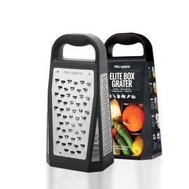 MICROPLANE Specialty 34019 Series 5–in - 1 Tower Grater 4–sided stainless steel blades and Applications Black