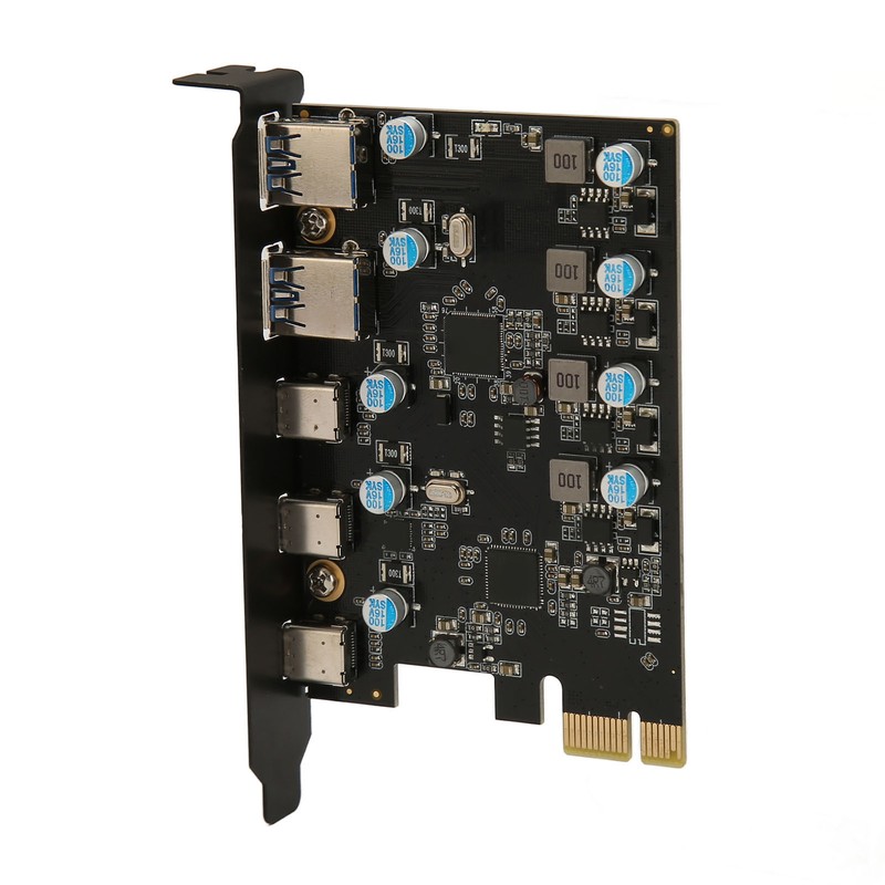 UP5300 5 Ports USB 3.1 PCIe Expansion Card 5Gbps Fast