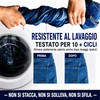 Toppe Jeans Termoadesive, 10 Pezzi, Toni Blu e Nero, Denim