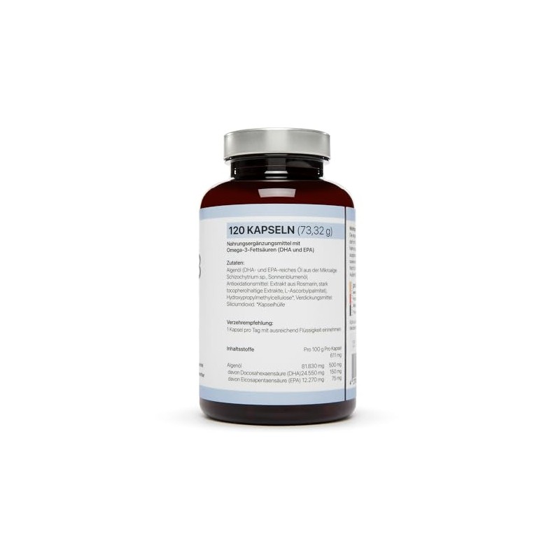 proteinclub Vegan Omega 3 Capsules | DHA & EPA Omega