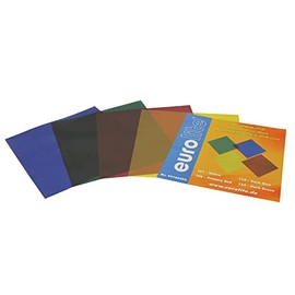 Eurolite Colour Foil Set 24 x 24 cm PAR-64 Four Colours | High-Quality Colour Films