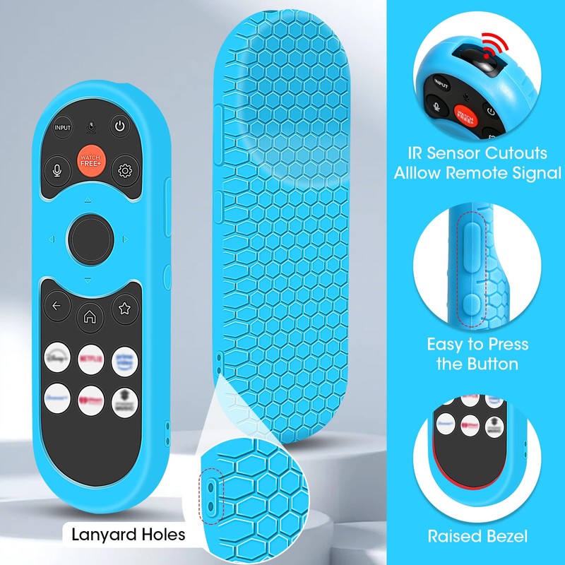 Silicone Cover for Vizio XRT290 Remote [Anti-Slip] Protective Case for