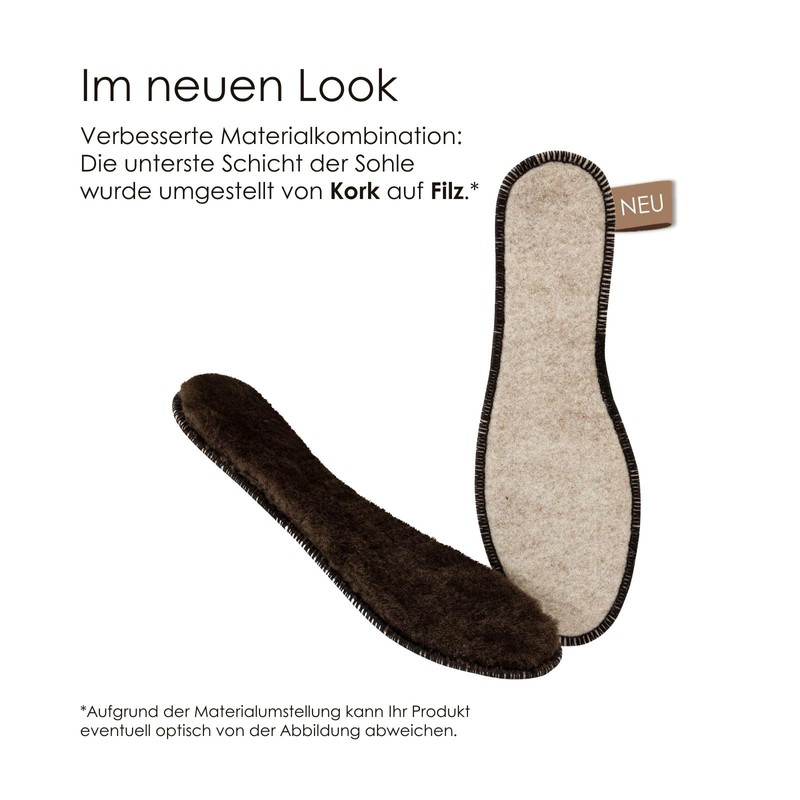Bergal Bergal Lammfell Comfort Insole, Brown (Braun), 9.5 UK