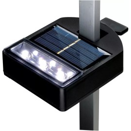Homebrite Solar Powered Waterproof Home Security LED Deck, Yard Sign Light