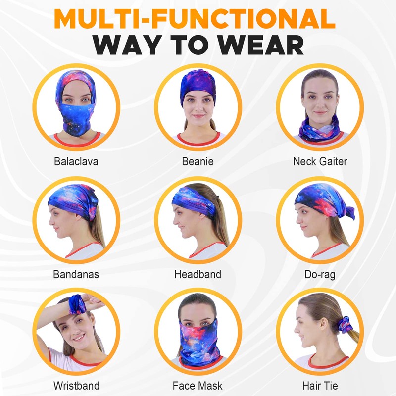 JOEYOUNG JOEYOUNG Headwear, Bandana, Neck Gaiter Head Wrap Headband Balaclava