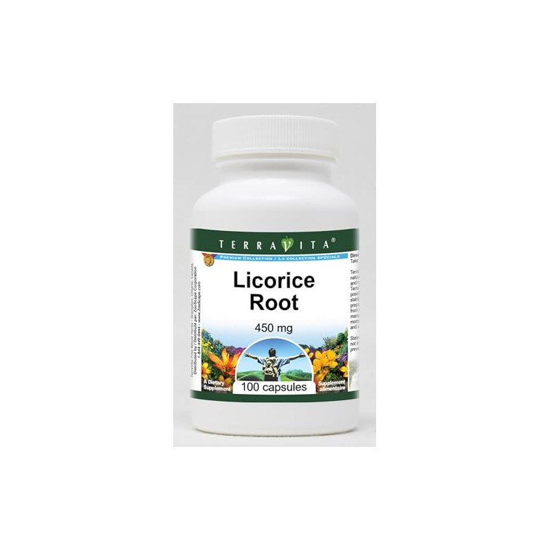 Licorice Root - 450 mg (100 Capsules, ZIN: 511141) -
