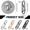 Zipper Pulls Replacement for Jeans, 12Pcs Detachable Zipper Repair Kit,