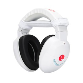 HearMuffs Sounds, White - Over-the-Ear Hearing Protection for Infants & Toddlers - Includes Passive, Active & Sound Modes - Fits Children Ages 0-4 - Safe, Adjustable & Comfortable