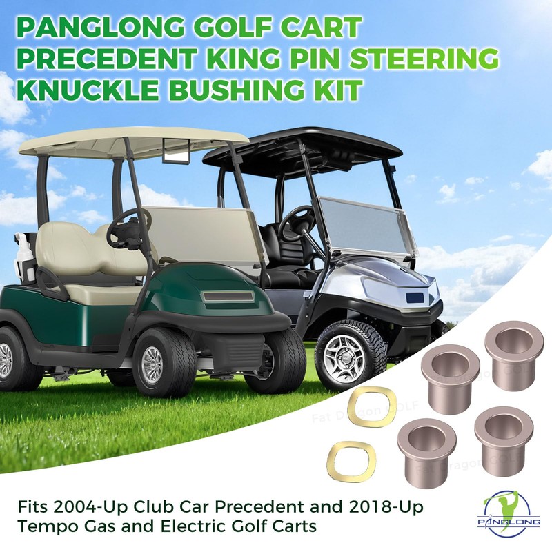 Panglong Golf Cart Precedent Spindle Bushing Kit, Club Car King