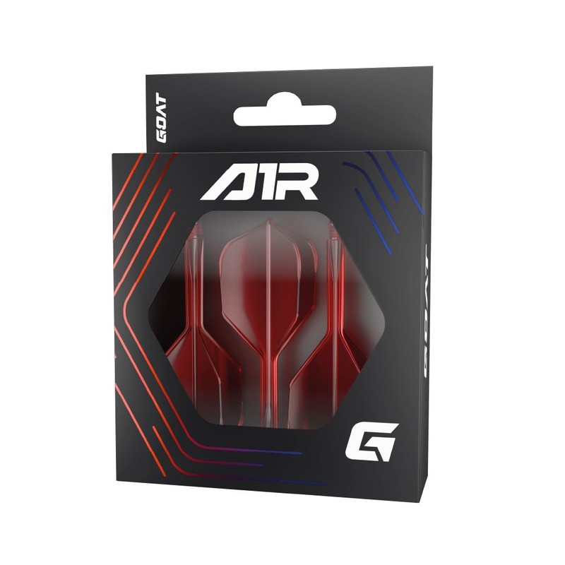 GOAT - Air Red Clear No6 Flights Short, 3 Plastic