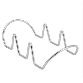 Taco Shell Holder Rack, U Shaped Taco Holder Stand Anti Deformation Stainless Steel for Home Party for Pancake Roll (12)