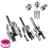 3PCS PVC Pipe Threader Kit for Drill