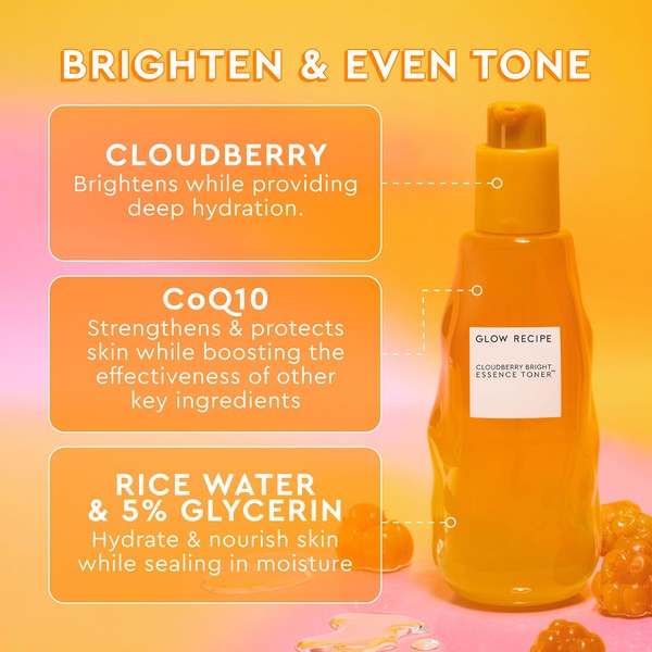 Glow Recipe Glow Recipe Cloudberry Brightening Toner + Essence Skincare