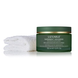 LIZ EARLE Superskin Advanced Nourishing Cleansing Balm 100ml Pot - Complete with 1x Luxury Cleansing Cloth