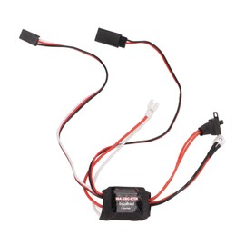 Brushed ESC Two Way RC 30A Brushed ESC with White PH 2 Pin Plug for 1/18 1/24 1/28 Car Conversion Use