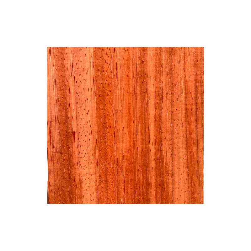0.4mm Thick Unfinished Padauk Veneer Pack 10cmx20cm (10PCS) for Marquetry,