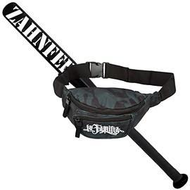 Spaß Kostet Sports Set Baseball Bat Black with Bag for Baseball Tooth Fairy Aluminium 65 cm Long