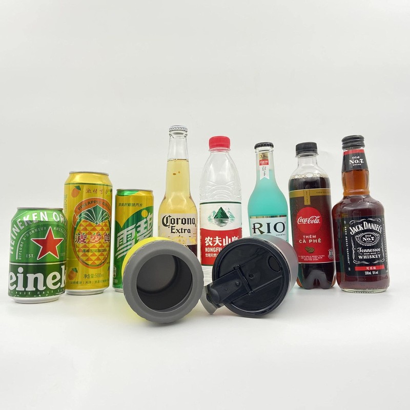 Gteller 4 in 1 Stainless Steel Can/Bottle Insulator, 14oz Two-Way