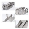 2 pieces stainless steel slide bolt lock, gate latch, sliding