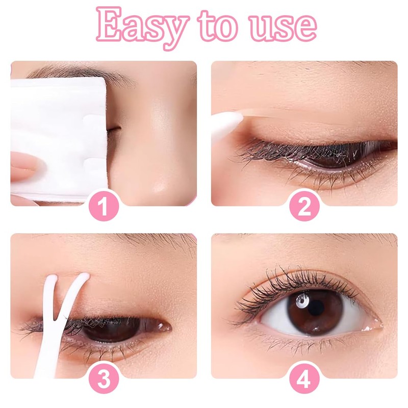 GNHG Pack of 400 Eyelid Tape, Eye Lie Strips, Invisible,