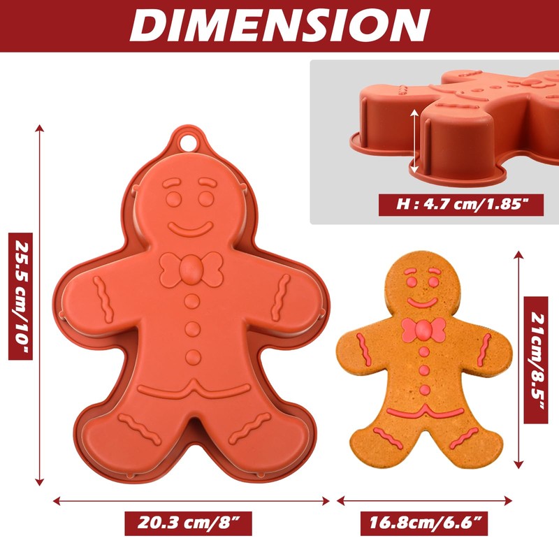 Webake - Molde de pan de jengibre para hombre de