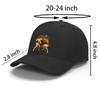 Gorra de béisbol clásica para papá, Puño de ciervo, Talla