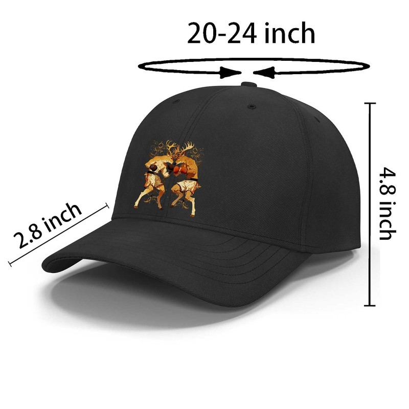 Gorra de béisbol clásica para papá, Puño de ciervo, Talla