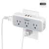 TESSAN Multi Plug Outlet Extender with 5 Outlets and 3