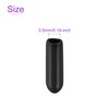 DMiotech 20 Pack 1/8" ID Black Screw Thread Protectors Rubber