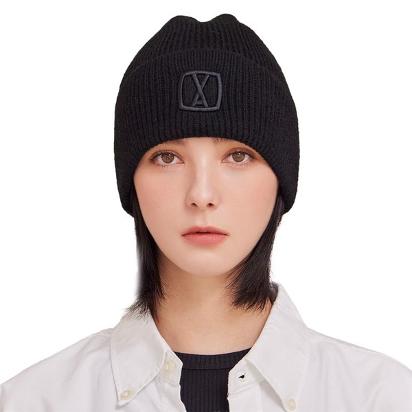 VARZAR Bazaar VA 3D Square Beanie in 4 Colors, Unisex