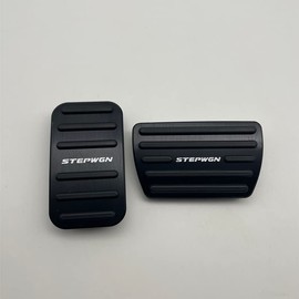 MEKOMEKO Honda Step Wagon RP Series Pedal Cover, Brake Axle Cover, Safe Driving, Installation Instructions Included, Tight Installation, Interior Parts, Aluminum Alloy Aluminum Alloy and Rubber, 2 PCS