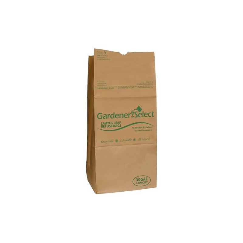 Gardener Select Heavy Duty 2-Ply Biodegradable Brown Paper Lawn and