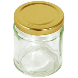 Tala Round Preserve Jar with Screw top lids, 190ml, Gold