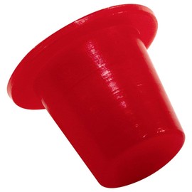 Caplugs T-4X T Series – Plastic Tapered Cap and Plug, 200 Pack, Red LD-PE, Cap OD 0.385" x Plug ID 0.513" Protective Closures, Dust and Moisture Seals, MIL Spec, SAE Fittings, Hydraulic (99394271)