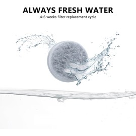Filter For Dog Water Bottle,Activeted Carbon Filter Element,Change the Filter and Get a Replacement