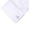 Honey Bear Men Airplane Shape Cufflinks Stainless Steel Cufflinks 1