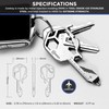 Geekey Keychain Multitool – EDC Tool with 16+ Functions |