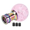 Manual Shift Knob Gear Stick Shifter Pink Crystal Bubble with